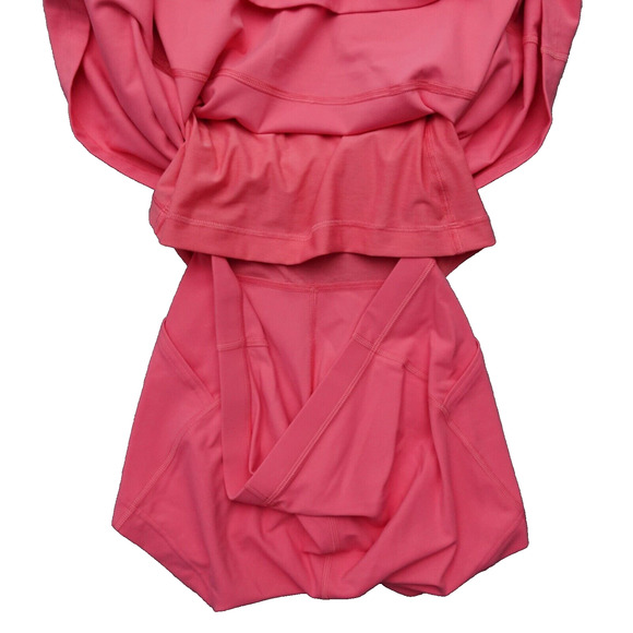 New Lululemon Size 8 Align Short Sleeve Dress SAKP Sakura Pink 3" Liner Nulu - Picture 4 of 9